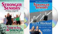 Thumbnail for Chair Aerobics 3 DVD Package - Stronger Seniors Chair Exercise Programs