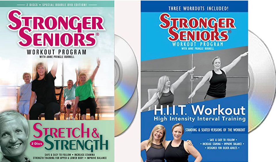 Stronger Seniors Chair Exercise 5 Video Package on DVD