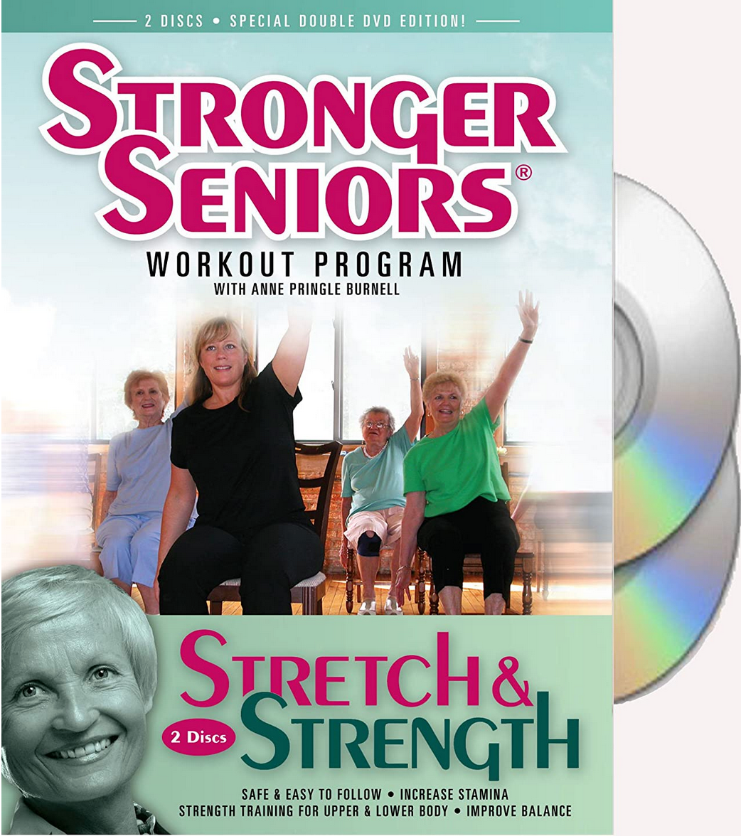 Stretch and Strength Chair Exercise Video on DVD – Stronger Seniors Chair  Exercise Programs