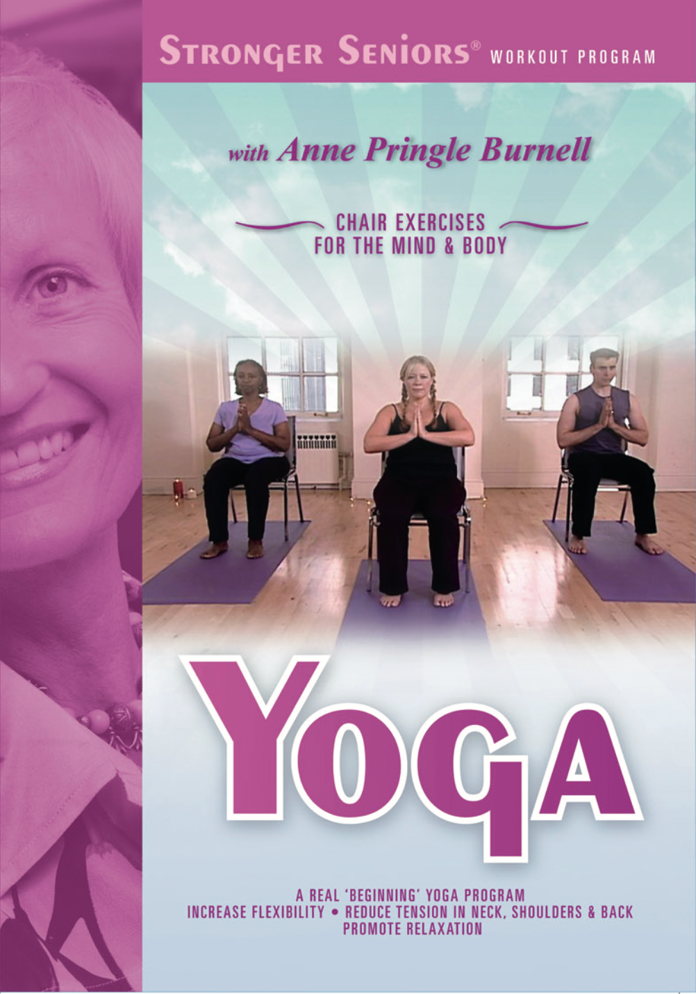  CHAIR YOGA FOR SENIORS DVD + Poster + Bonus Yoga DVD